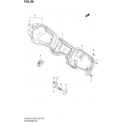 SPEEDOMETER (DL650AL4 E28)