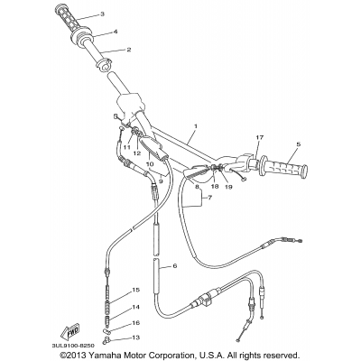 Steering Handle Cable