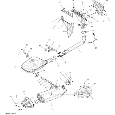 01- Exhaust System _21Y1402