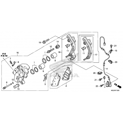 FRONT BRAKE CALIPER