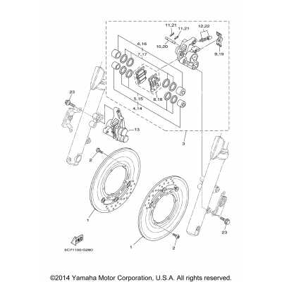 Front Brake Caliper