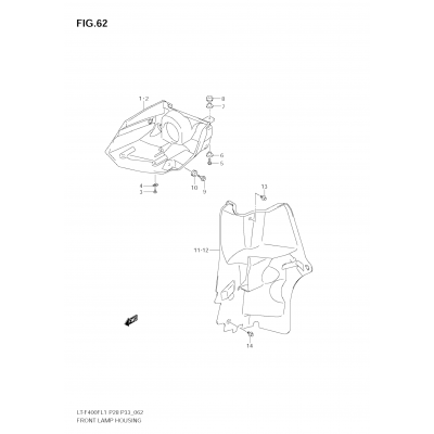 FRONT LAMP HOUSING