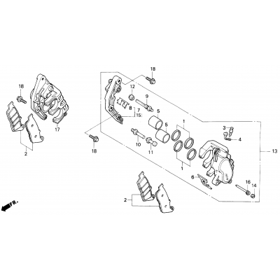 FRONT BRAKE CALIPER