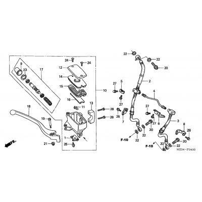 FRONT BRAKE MASTER CYLINDER