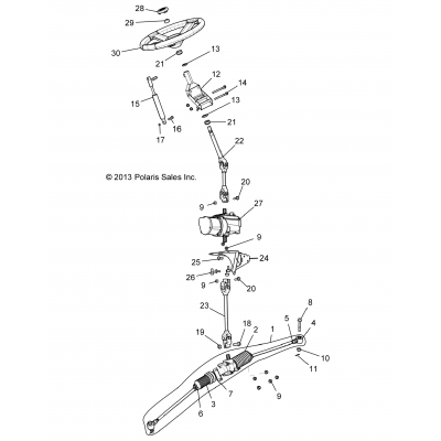 Steering, Steering Asm. R17rve87a9/B9 (49Rgrsteering15cr)