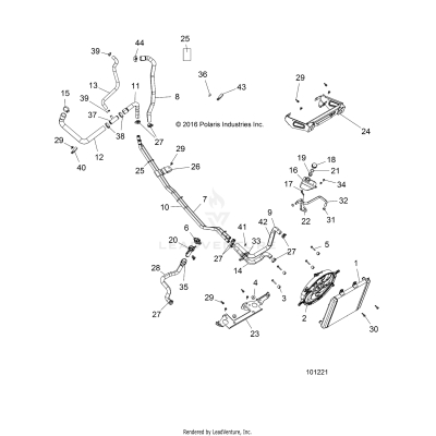 ENGINE, COOLING SYSTEM - A17DAH57A5 (101221)