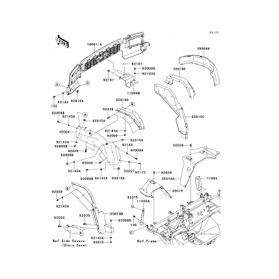 Front Fender(s)(F9F∼FBF)