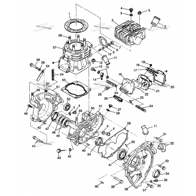 Crankcase & Cylinder Sport 400L