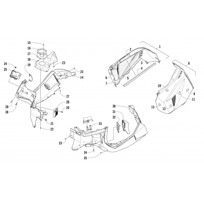 SKID PLATE AND SIDE PANEL ASSEMBLY