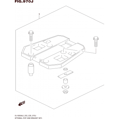 OPTIONAL (TOP CASE BRACKET SET)