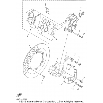 Front Brake Caliper