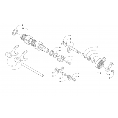 GEAR SHIFTING ASSEMBLY