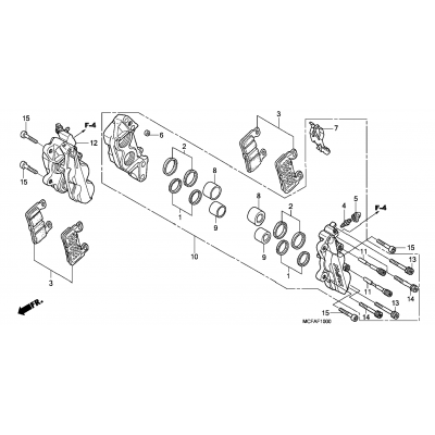 FRONT BRAKE CALIPER