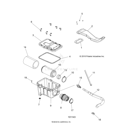 ENGINE, AIR INTAKE SYSTEM - A20SDE57F1/S57C5/E5 [101143]