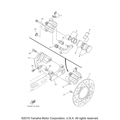 Rear Brake Caliper