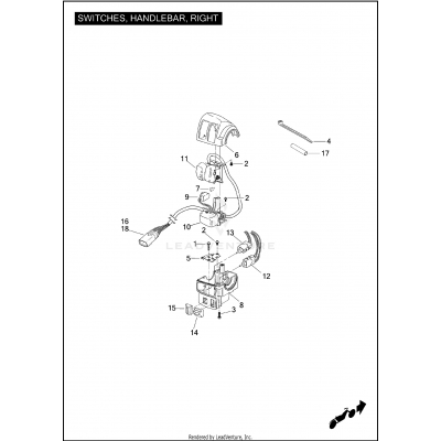SWITCHES, HANDLEBAR, RIGHT