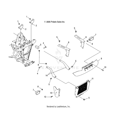 RACK, FRONT and BUMPER MOUNTING - A06CD32AA/AB/AC (4999201699920169A07)