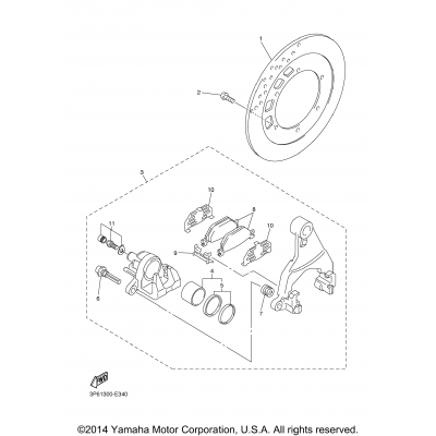 Rear Brake Caliper