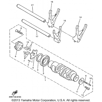 Shift Cam Fork