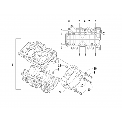 CRANKCASE ASSEMBLY