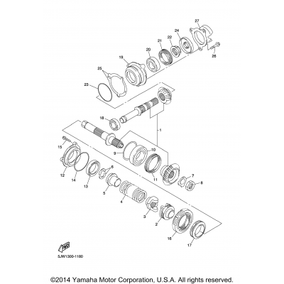 Middle Drive Gear