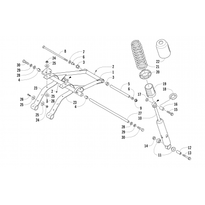 REAR SUSPENSION FRONT ARM ASSEMBLY