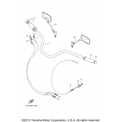 Steering Handle Cable