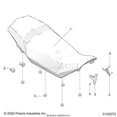 BODY, SEAT - A25SVE95PG (C102272)
