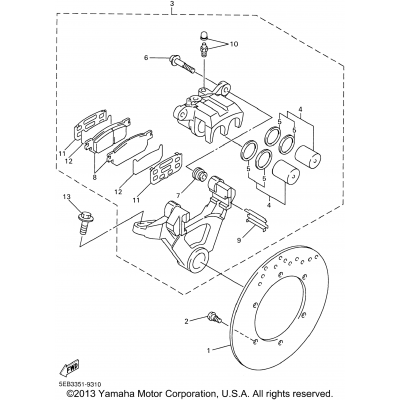 Rear Brake Caliper