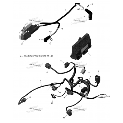 Engine Harness And Electronic Module - V3 - Xt - Xtp