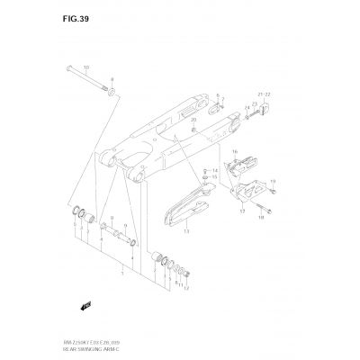 REAR SWINGING ARM