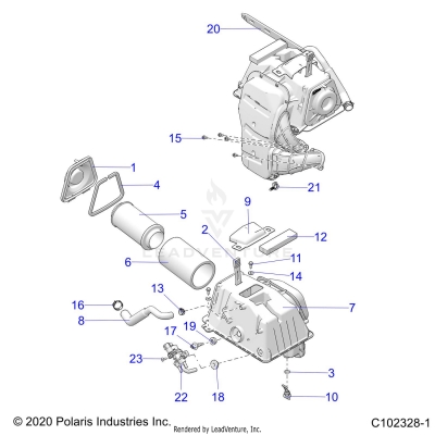 ENGINE, AIR INTAKE - A20SYE85AP/CAP (C102328-1)