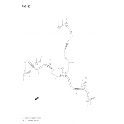 FRONT BRAKE HOSE
