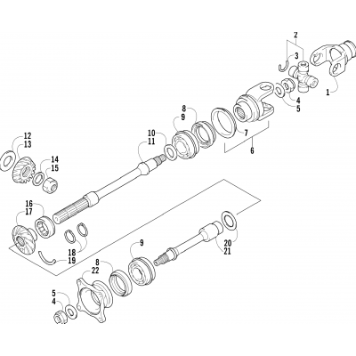 SECONDARY DRIVE ASSEMBLY