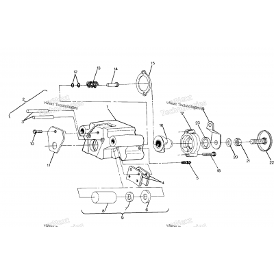 Rear Brake Assembly 4X4updated 4/89