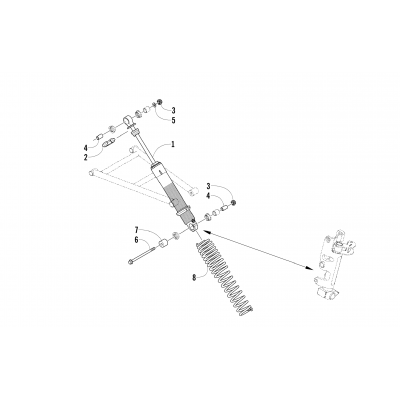 FRONT SUSPENSION SHOCK ABSORBER ASSEMBLY