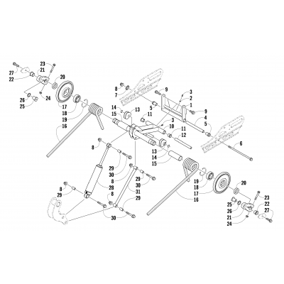 REAR SUSPENSION REAR ARM ASSEMBLY