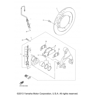 Rear Brake Caliper