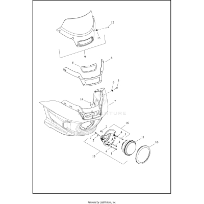 FAIRING, OUTER - FXLRST