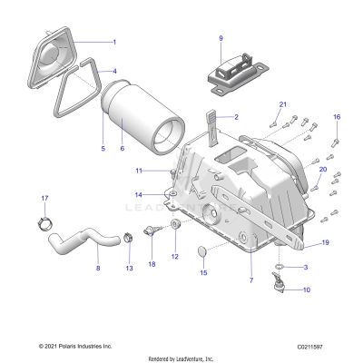 ENGINE, AIR INTAKE - A23SXZ95AK (C0211597)