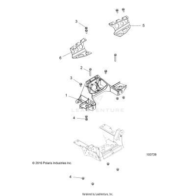 CHASSIS, BULKHEAD and FRONT CAB SUPPORT - A19SXE95FR (100739)
