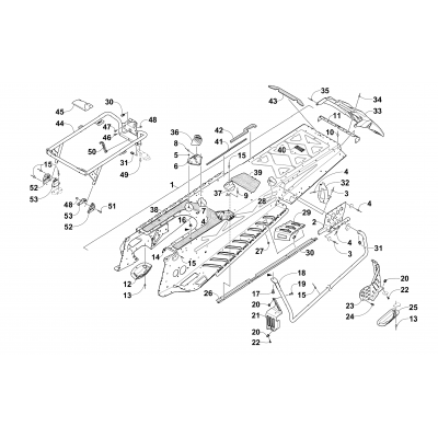 TUNNEL AND REAR RACK ASSEMBLY