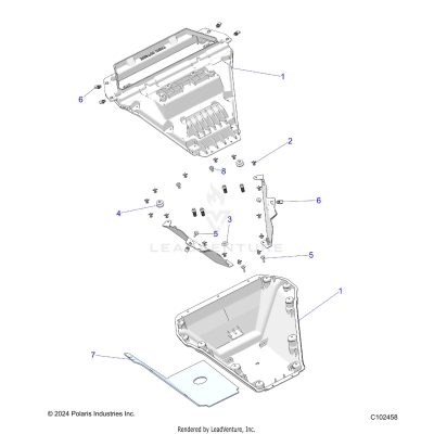 BODY, REAR BOX, STORAGE - A25SJE57CP/EP (C102458)