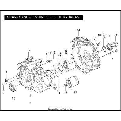 CRANKCASE & ENGINE OIL FILTER - TWIN CAM 96™ - JAPAN