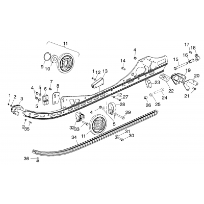 Rail Mounting (4970437043B006)