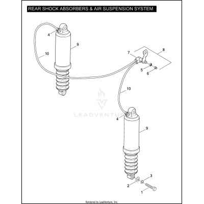 REAR SHOCK ABSORBERS & AIR SUSPENSION SYSTEM