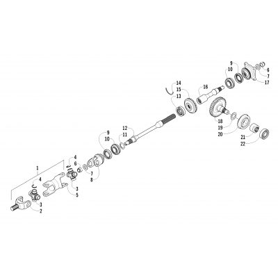 SECONDARY DRIVE ASSEMBLY