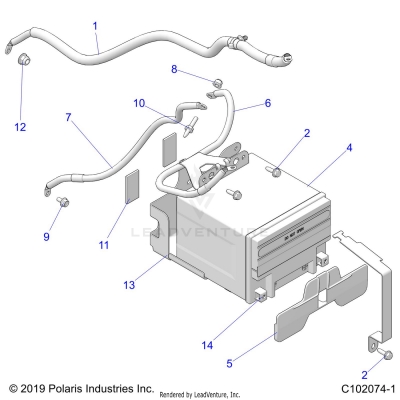 ELECTRICAL, BATTERY - A20SGE95AK (C102074-1)