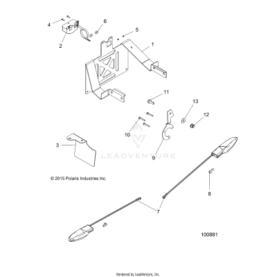 ELECTRICAL, TURN SIGNALS and LICENSE PLATE - A20SYE95PH (100881)