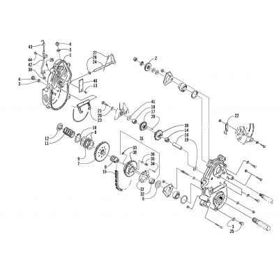 DRIVE/REVERSE DROPCASE ASSEMBLY (OPTIONAL)